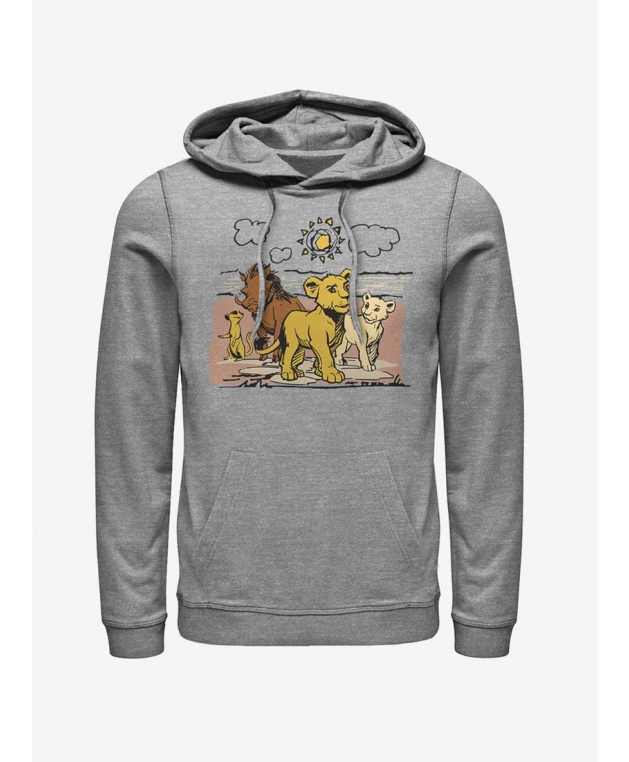 High Quality Disney The Lion King 2019 Hakuna Group Hoodie $11.85 Hoodies