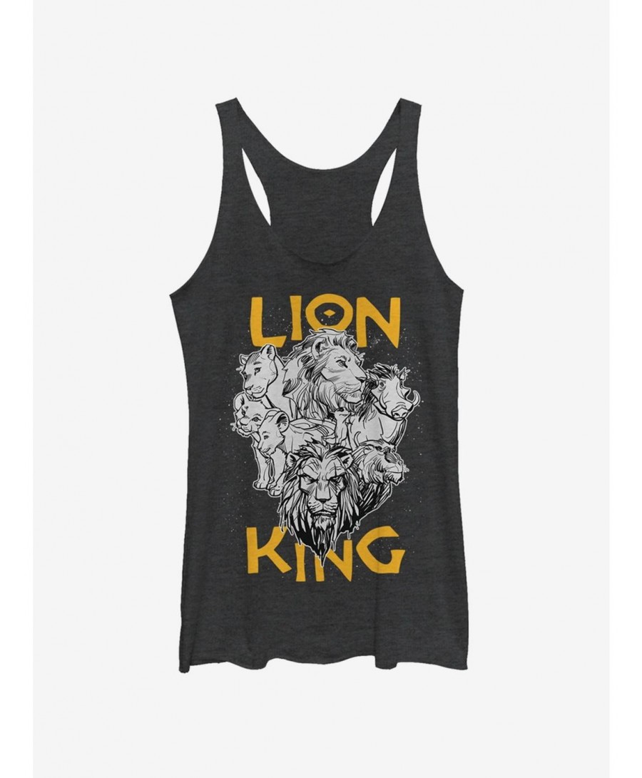 Bestselling Disney The Lion King 2019 Cast Photo Girls Tank $6.22 Tanks