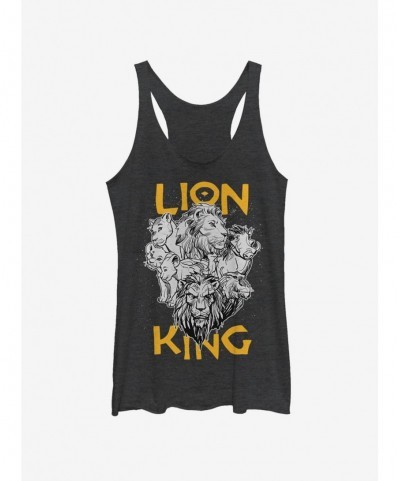 Bestselling Disney The Lion King 2019 Cast Photo Girls Tank $6.22 Tanks