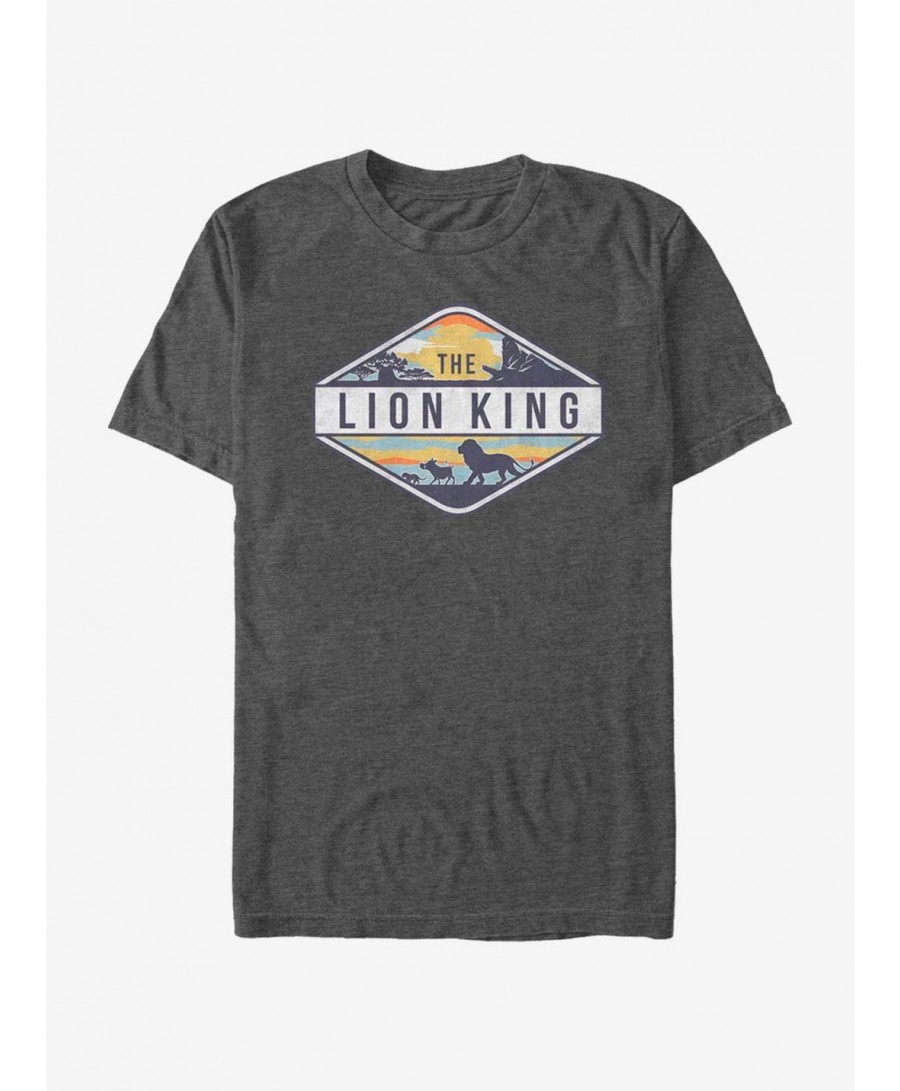 Crazy Deals Disney The Lion King Lion King Diamond Emblem T-Shirt $9.18 T-Shirts