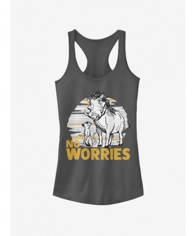 Value for Money Disney The Lion King 2019 No Worries Club Girls Tank $8.57 Tanks