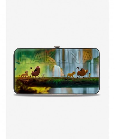 Festival Price Disney The Lion King Hakuna Matata Simba Growing Up Hinge Wallet $8.02 Wallets