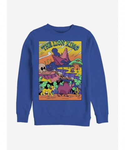 Low Price Disney The Lion King Lion Legend Crew Sweatshirt $10.63 Sweatshirts