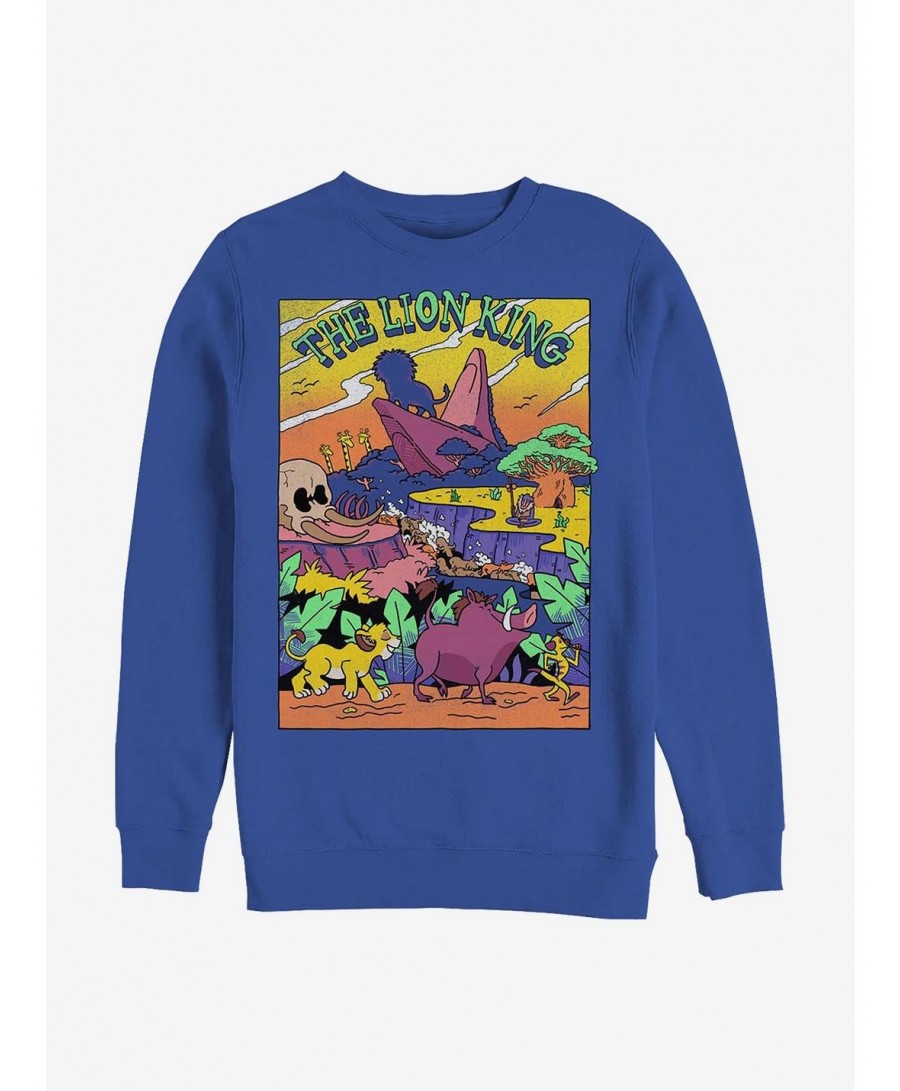 Low Price Disney The Lion King Lion Legend Crew Sweatshirt $10.63 Sweatshirts