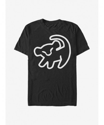 Pre-sale Disney The Lion King Simba Chenille T-Shirt $6.31 T-Shirts