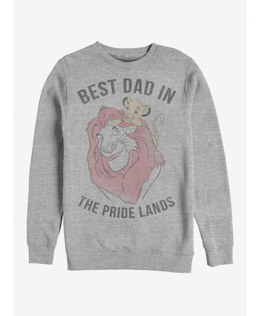 Value Item Disney The Lion King Pride Lands Dad Crew Sweatshirt $13.28 Sweatshirts