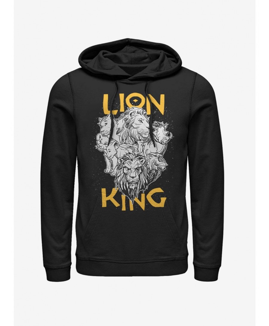 Best Deal Disney The Lion King 2019 Cast Photo Hoodie $17.96 Hoodies