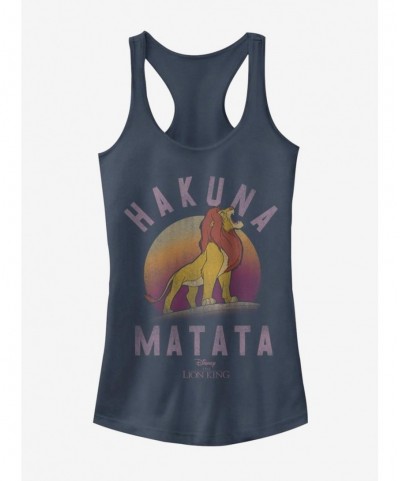 Trendy Disney The Lion King Simba Hakuna Matata Girls Tank Top $7.57 Tops