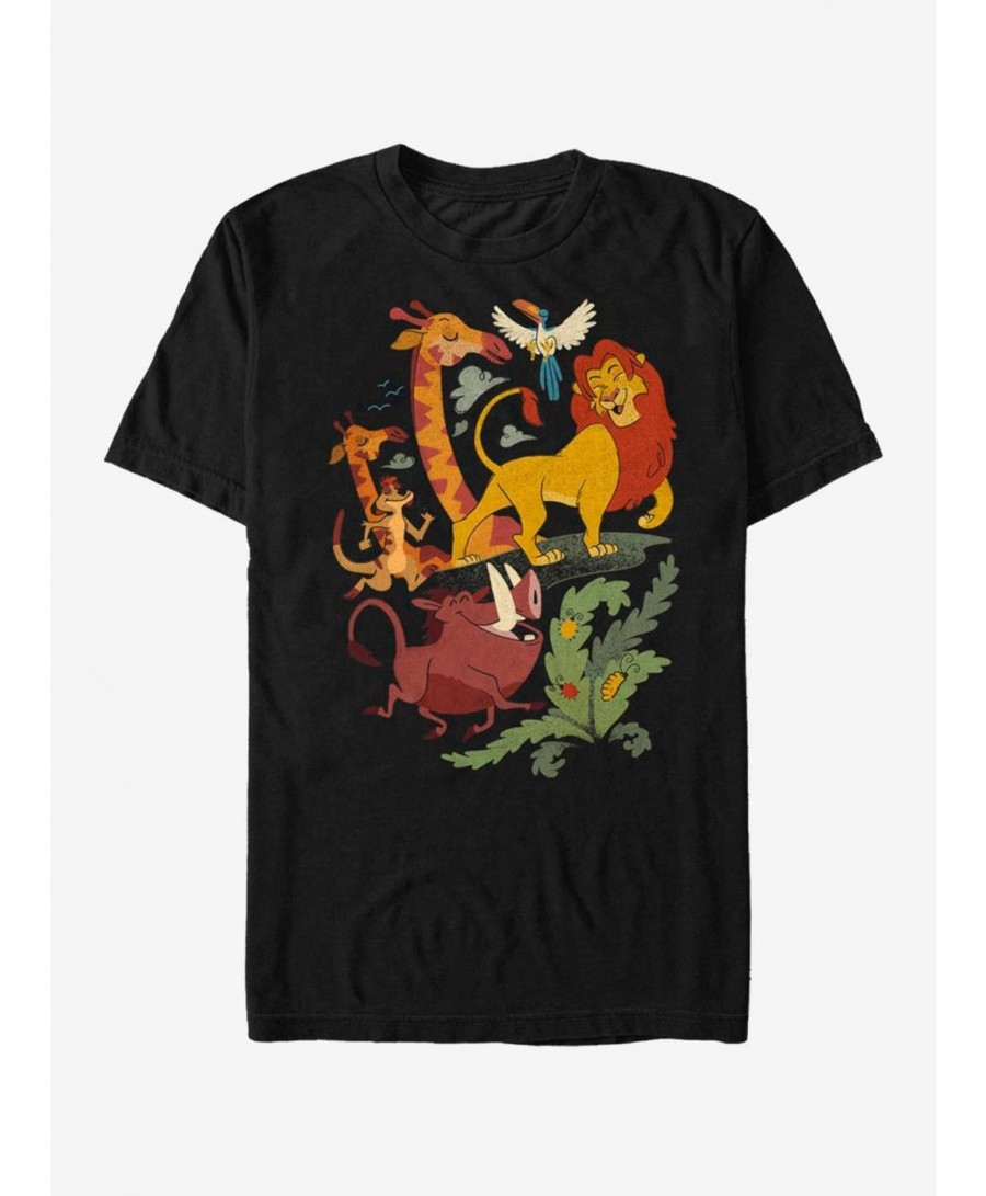 Limited Time Special Disney The Lion King Friends T-Shirt $7.46 T-Shirts