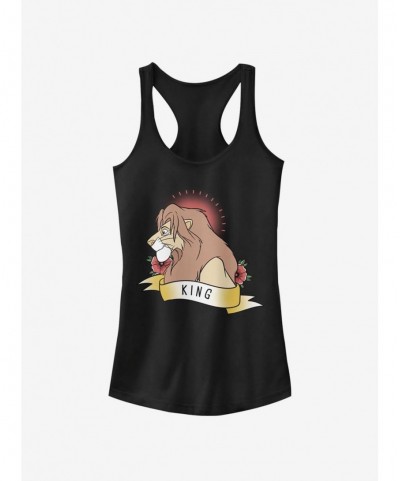 Best Deal Disney The Lion King King Girls Tank $6.37 Tanks