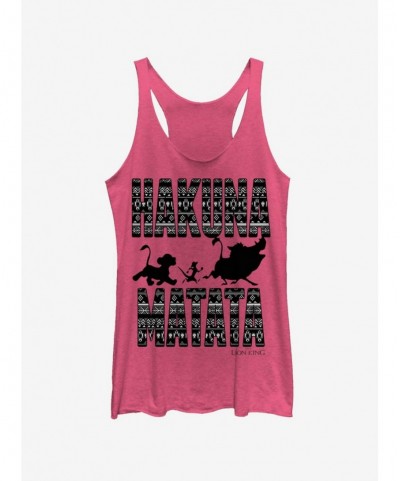 Trendy Disney The Lion King Hakuna Print Girls Tank $9.53 Tanks