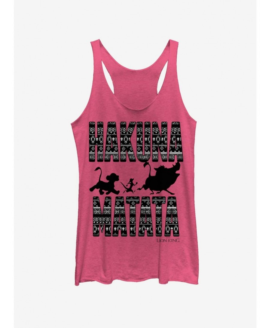 Trendy Disney The Lion King Hakuna Print Girls Tank $9.53 Tanks