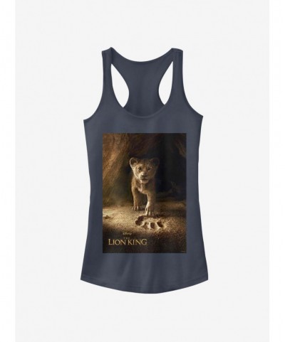 Wholesale Disney The Lion King 2019 Simba Poster Girls Tank $8.96 Tanks