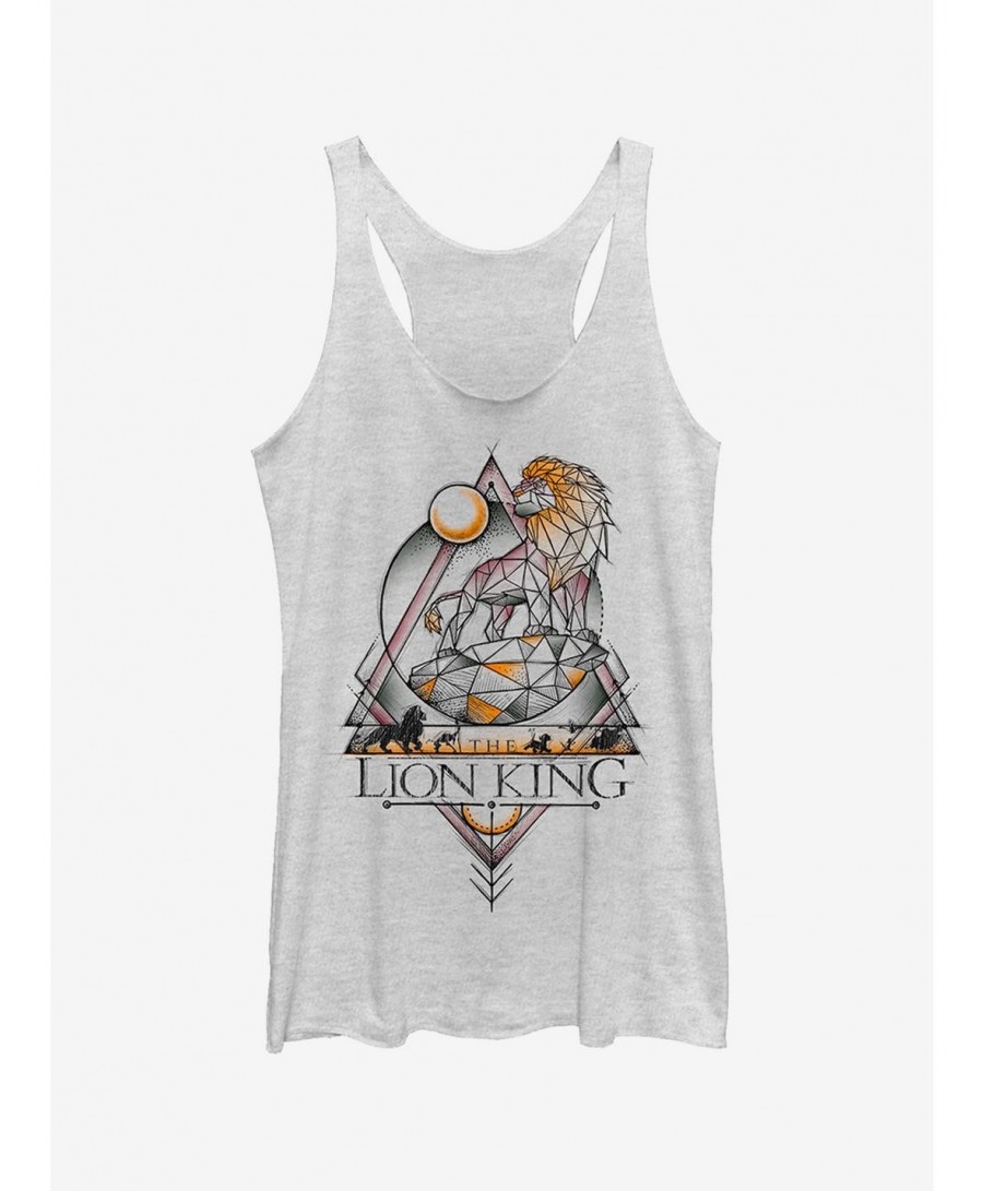 Trendy Disney Lion King Geometric Majestic King Girls Tank Top $8.91 Tops