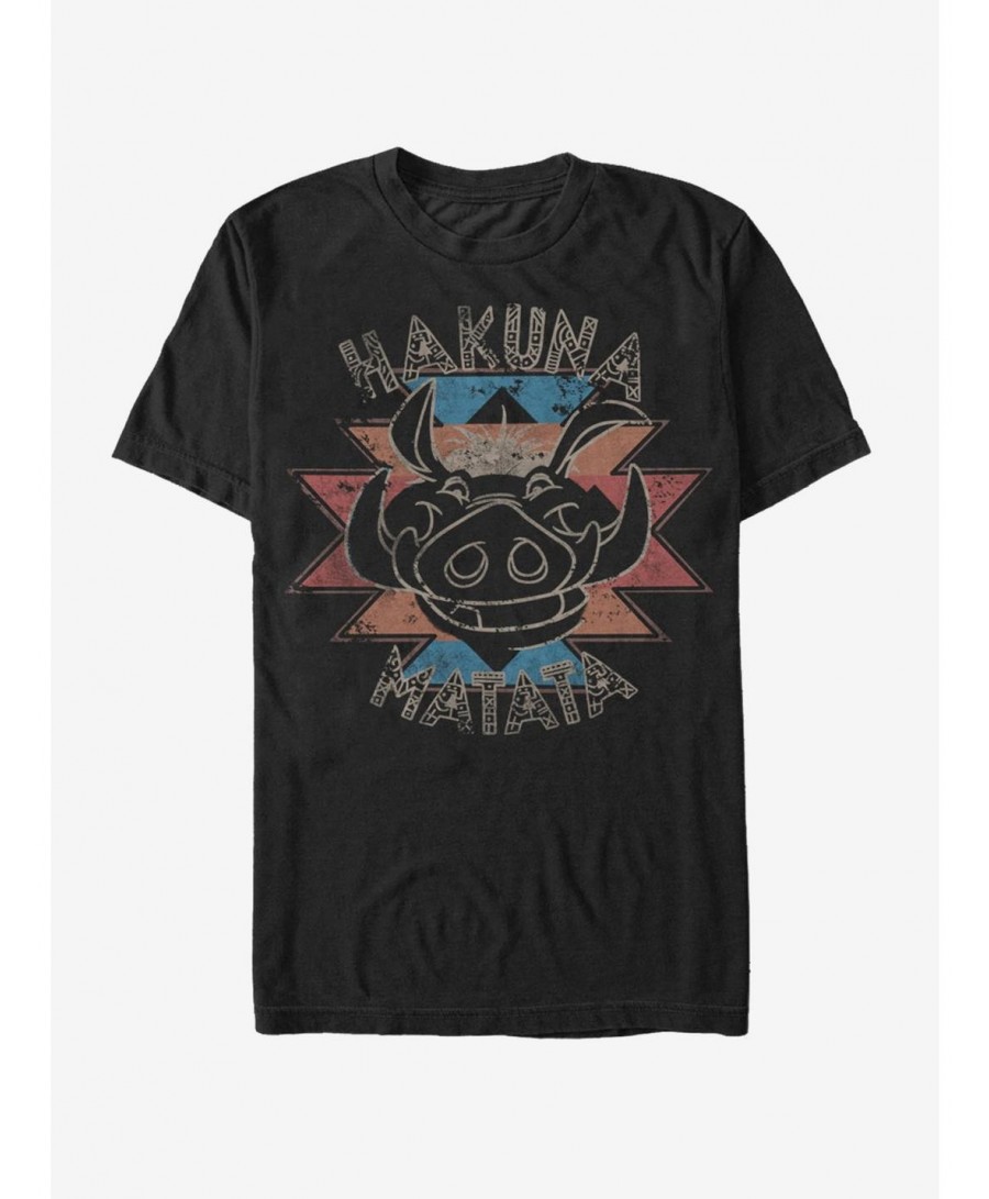 Cheap Sale Lion King Pumbaa Hakuna Matata T-Shirt $7.07 T-Shirts