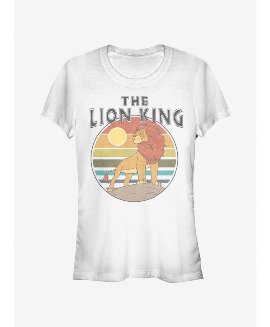 Flash Sale Disney The Lion King Retro King Girls T-Shirt $6.77 T-Shirts