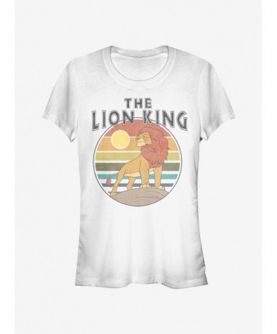 Flash Sale Disney The Lion King Retro King Girls T-Shirt $6.77 T-Shirts