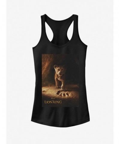 Huge Discount Disney The Lion King 2019 Simba Poster Girls Tank Top $9.36 Tops