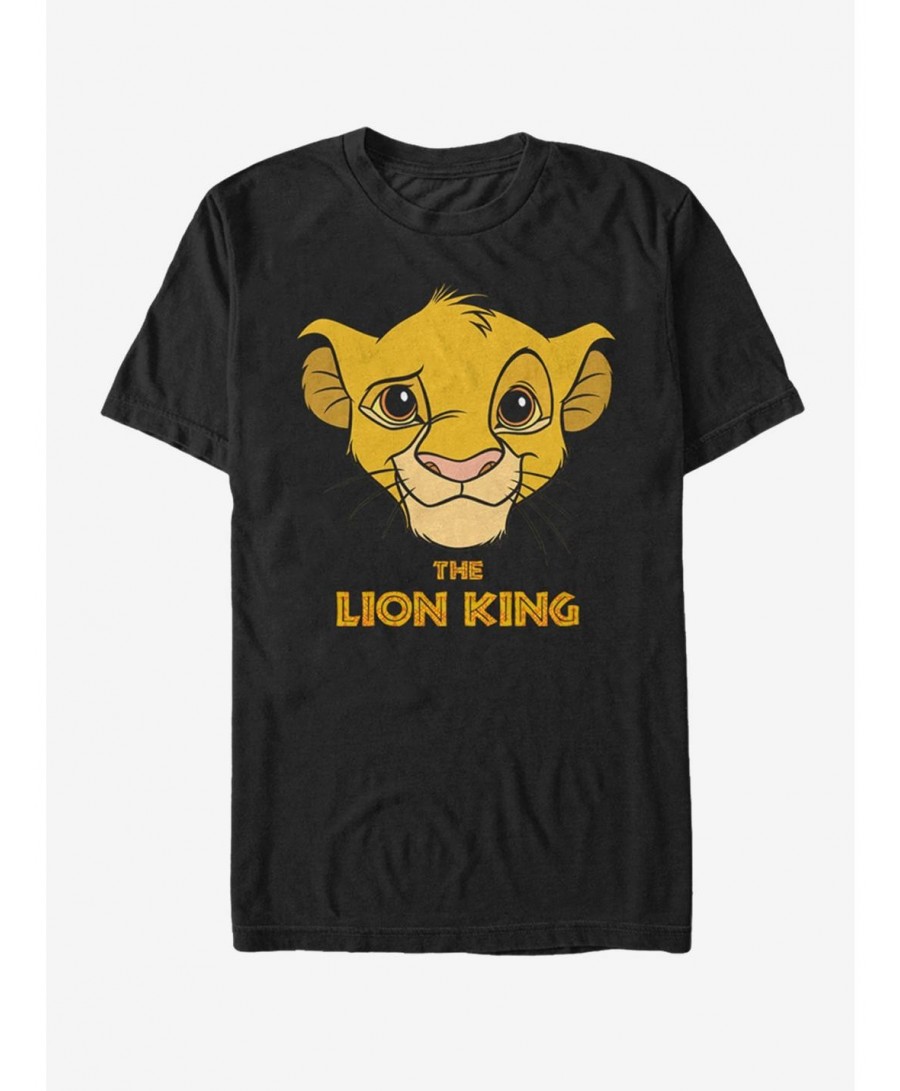 Discount Lion King Simba Logo T-Shirt $6.12 T-Shirts