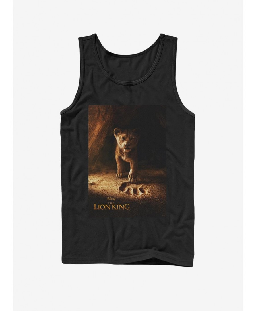 Low Price Disney The Lion King 2019 Simba Poster Tank Top $9.36 Tops