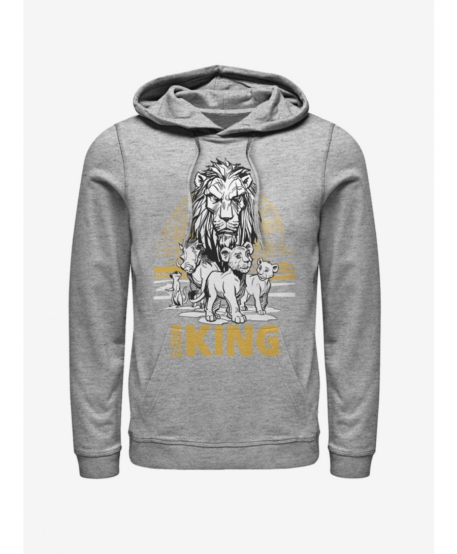 Flash Deal Disney The Lion King 2019 Lion King Group Hoodie $11.85 Hoodies