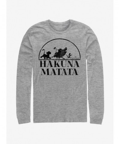 Special Disney The Lion King Hakuna Matata Long-Sleeve T-Shirt $8.16 T-Shirts