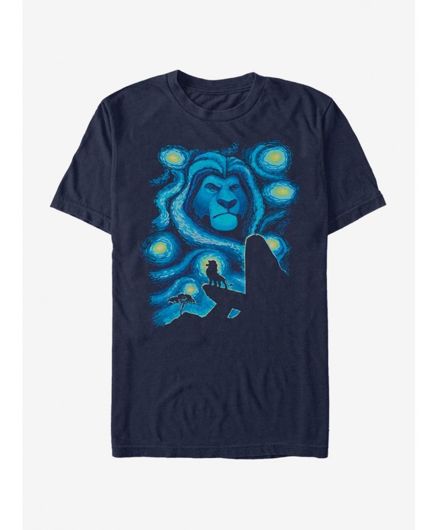 Pre-sale Disney The Lion King Starry Pridelands T-Shirt $8.41 T-Shirts