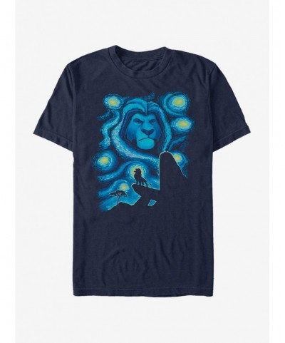 Pre-sale Disney The Lion King Starry Pridelands T-Shirt $8.41 T-Shirts