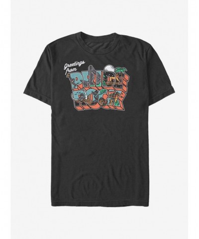 Sale Item Disney The Lion King Greetings From Pride Rock T-Shirt $6.50 T-Shirts