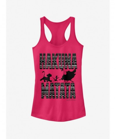 Hot Selling Disney The Lion King Hakuna Print Girls Tank $8.70 Tanks