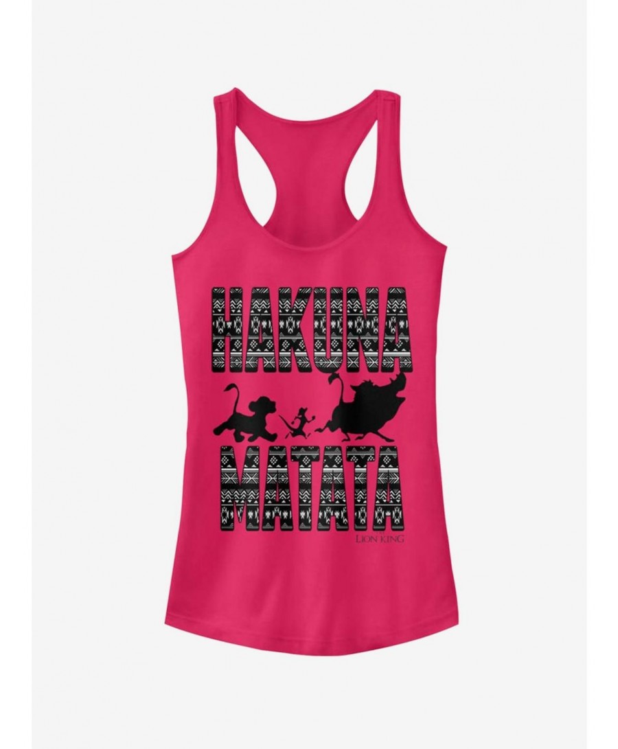 Hot Selling Disney The Lion King Hakuna Print Girls Tank $8.70 Tanks