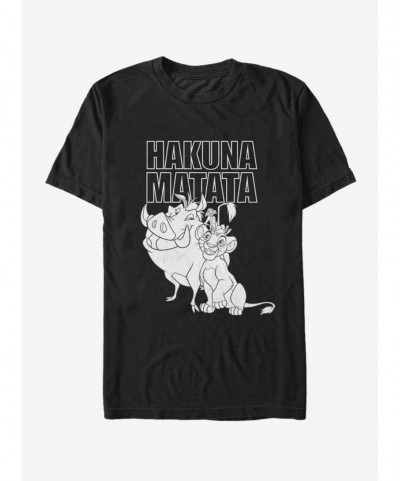 Flash Deal Lion King Hakuna Matata Friends T-Shirt $8.60 T-Shirts