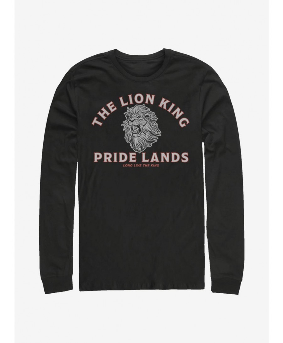 Crazy Deals Disney The Lion King 2019 Minimal Lion King Back Long-Sleeve T-Shirt $10.53 T-Shirts