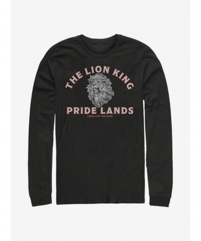 Crazy Deals Disney The Lion King 2019 Minimal Lion King Back Long-Sleeve T-Shirt $10.53 T-Shirts