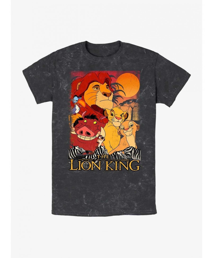 Premium Disney The Lion King Poster Mineral Wash T-Shirt $10.15 T-Shirts