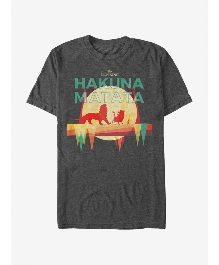 Discount Disney The Lion King Hakuna Matata Paper Cut T-Shirt $9.37 T-Shirts