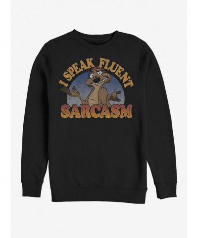 Low Price Disney The Lion King Sarcasm Crew Sweatshirt $9.15 Sweatshirts