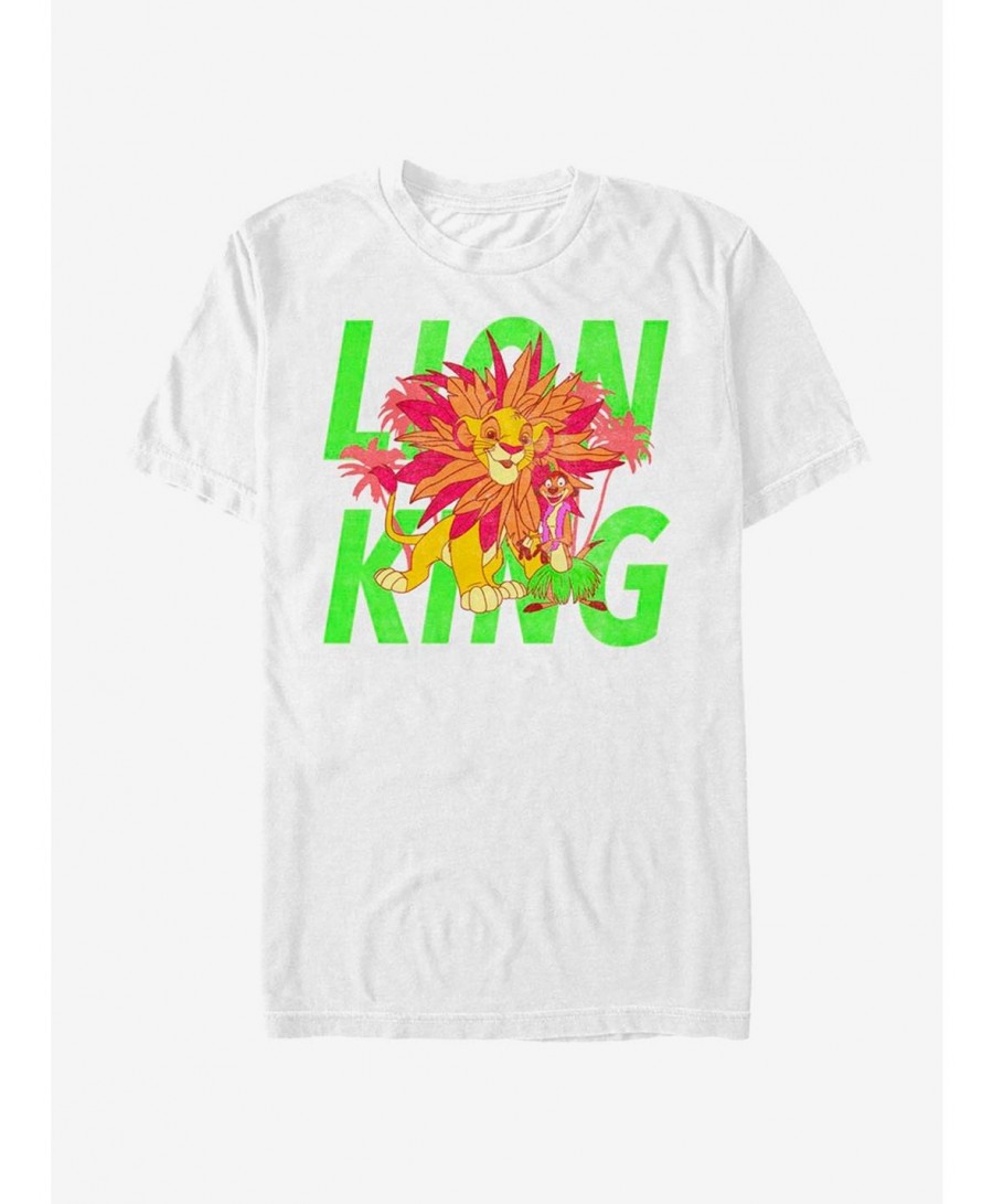 Unique Disney The Lion King Chillin T-Shirt $7.46 T-Shirts