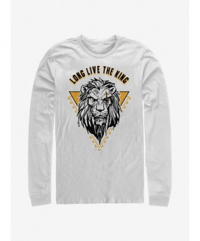 New Arrival Disney The Lion King 2019 Long Live The King Scar Long-Sleeve T-Shirt $12.11 T-Shirts