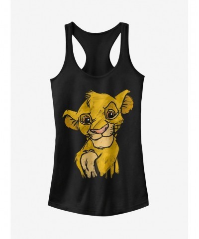 Exclusive Price Disney The Lion King Simba Smirk Girls Tank Top $8.76 Tops