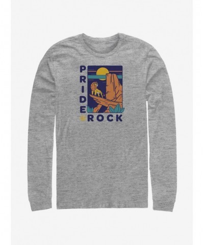 Trendy Disney The Lion King Pride Rock Badge Long-Sleeve T-Shirt $10.26 T-Shirts