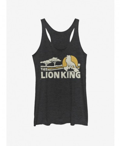 Value Item Disney The Lion King 2019 Savannah Scene Back Girls Tank $7.04 Tanks