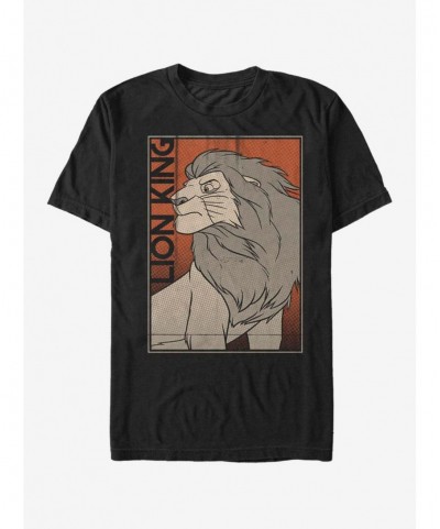 Limited-time Offer Disney The Lion King Comic King T-Shirt $7.84 T-Shirts