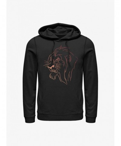 Limited Time Special Disney The Lion King Scar Line Hoodie $15.09 Hoodies