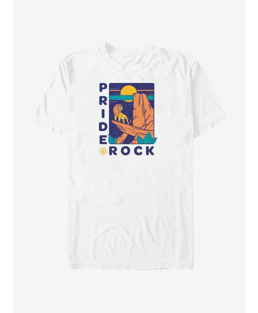 Sale Item Disney The Lion King Pride Rock Badge T-Shirt $6.31 T-Shirts