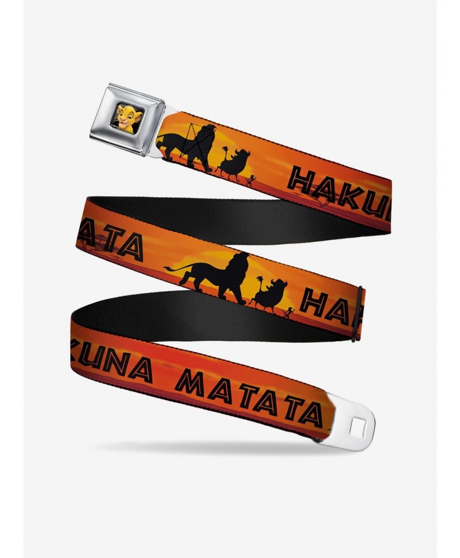 Sale Item Disney Lion King Hakuna Matata Sunset Seatbelt Belt $11.70 Others