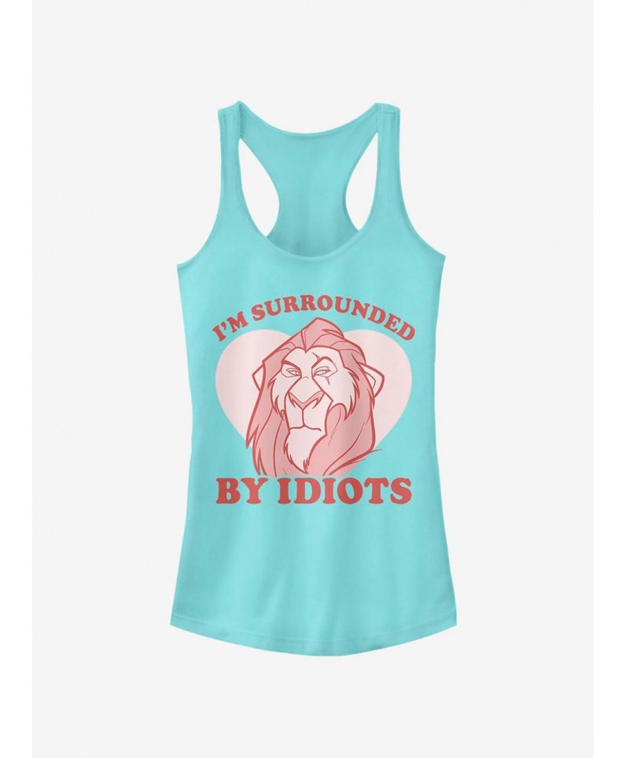 Festival Price Disney The Lion King Surrounded Valentine Girls Tank $7.37 Tanks