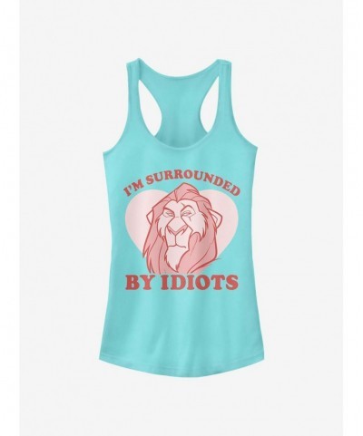 Festival Price Disney The Lion King Surrounded Valentine Girls Tank $7.37 Tanks