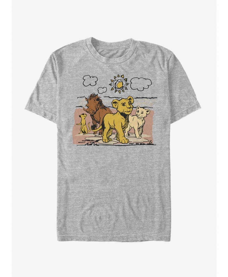 Trendy Disney The Lion King 2019 Hakuna Group T-Shirt $6.50 T-Shirts