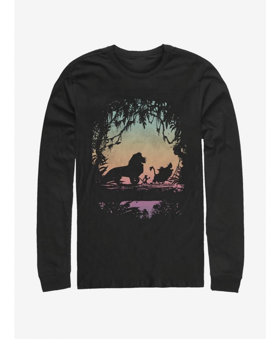 Flash Deal Disney The Lion King Eastern Trail Long-Sleeve T-Shirt $8.16 T-Shirts